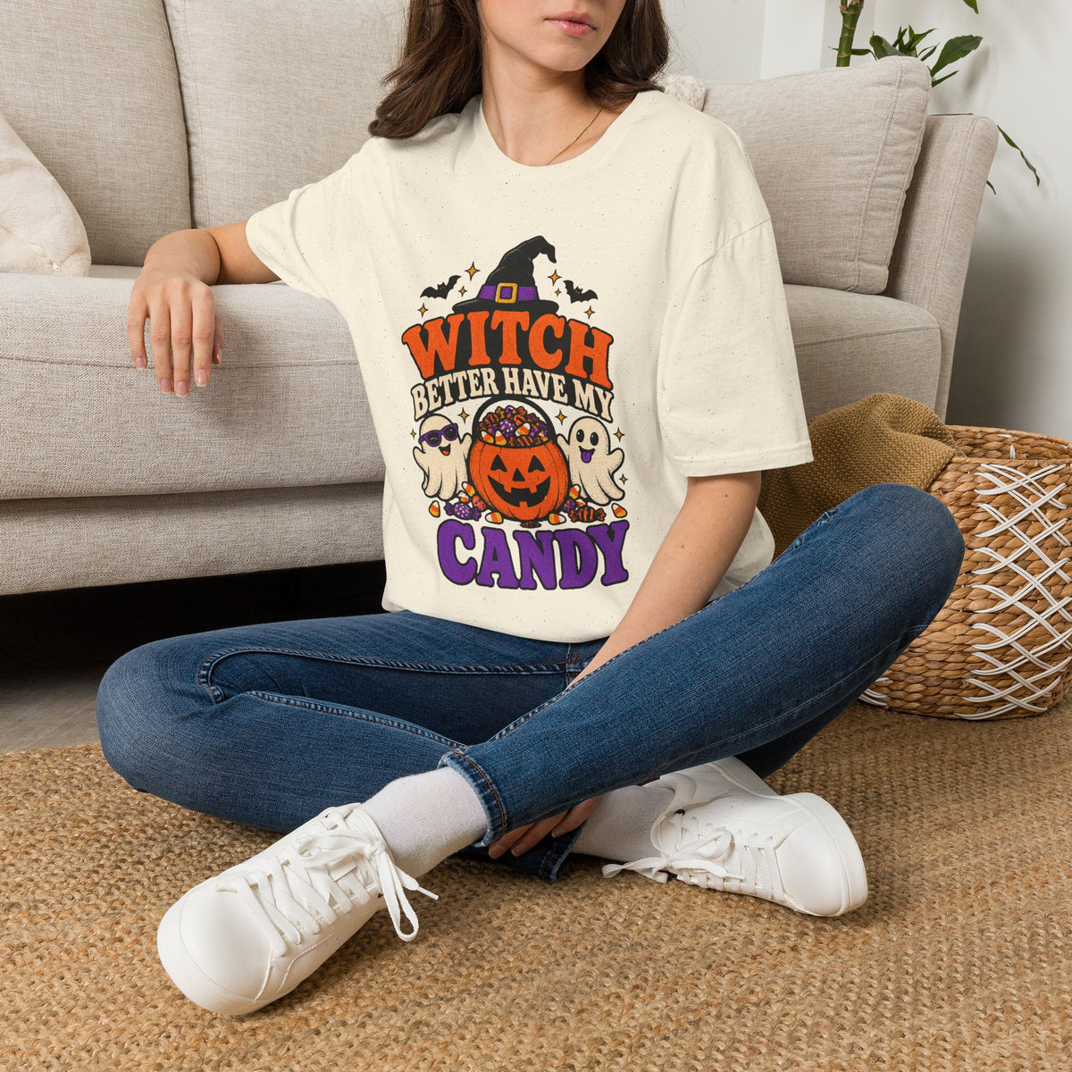 Witch Better Have My Candy Halloween T-Shirt - Funny Sarcastic Graphic Unisex Tee