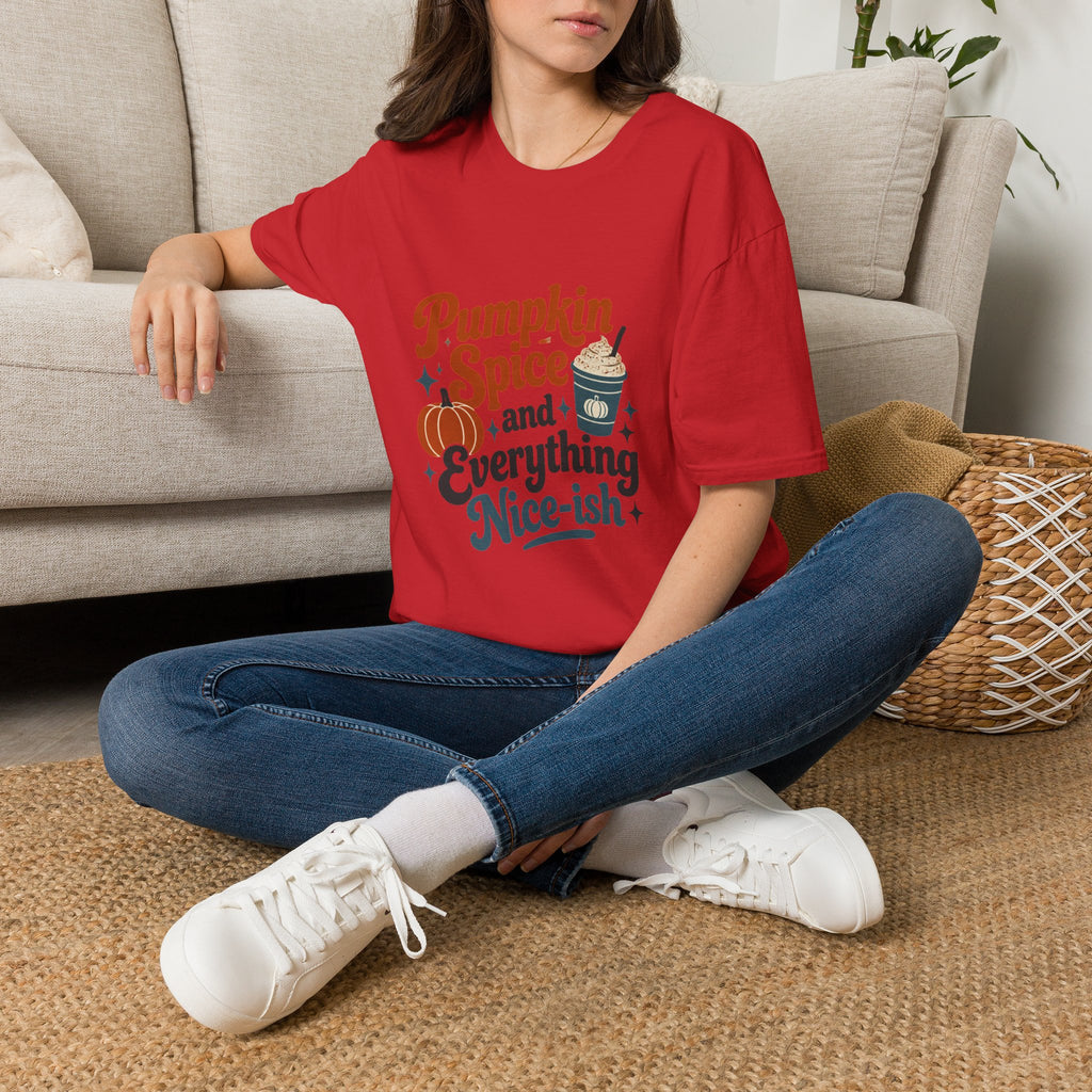 Pumpkin Spice Retro Graphic T-Shirt - Unisex Fall Tee