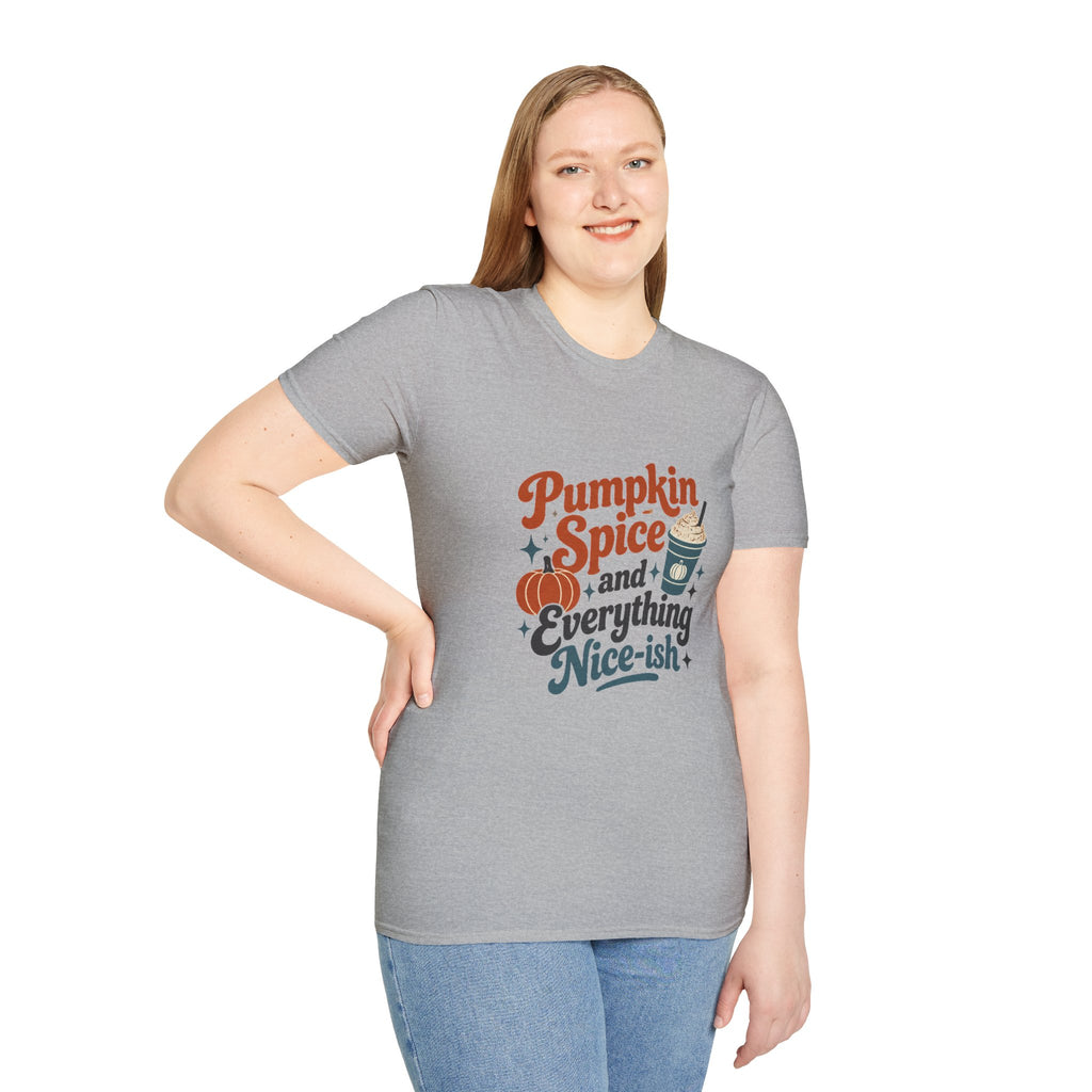Pumpkin Spice Retro Graphic T-Shirt - Unisex Fall Tee