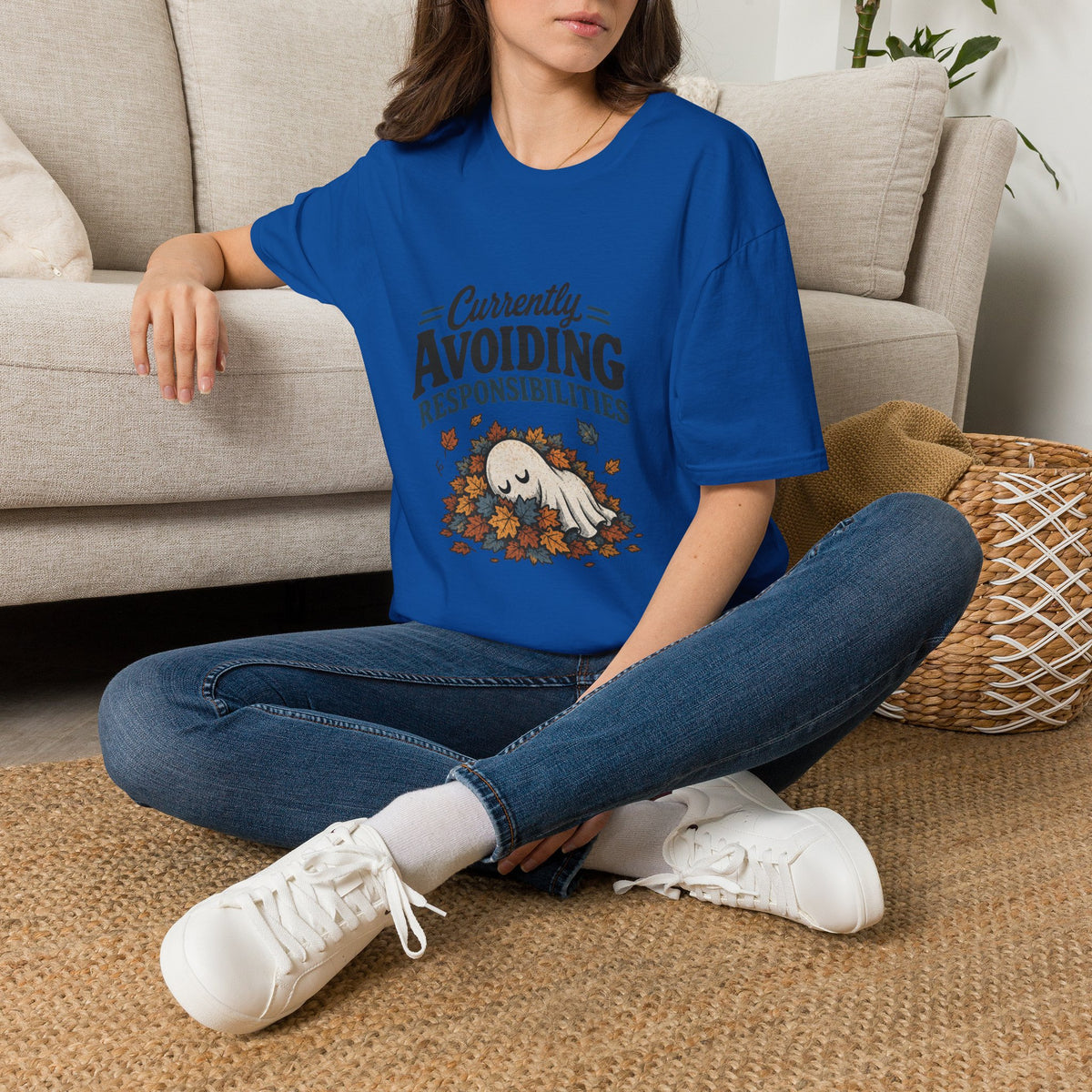 Avoiding Responsibilities Ghost T-Shirt - Funny Sarcastic Unisex Tee