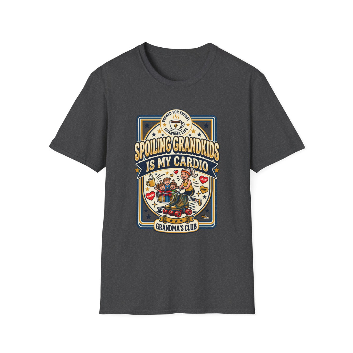 Spoiling Grandkids Is My Cardio T-Shirt — Grandma's Club Funny Gift