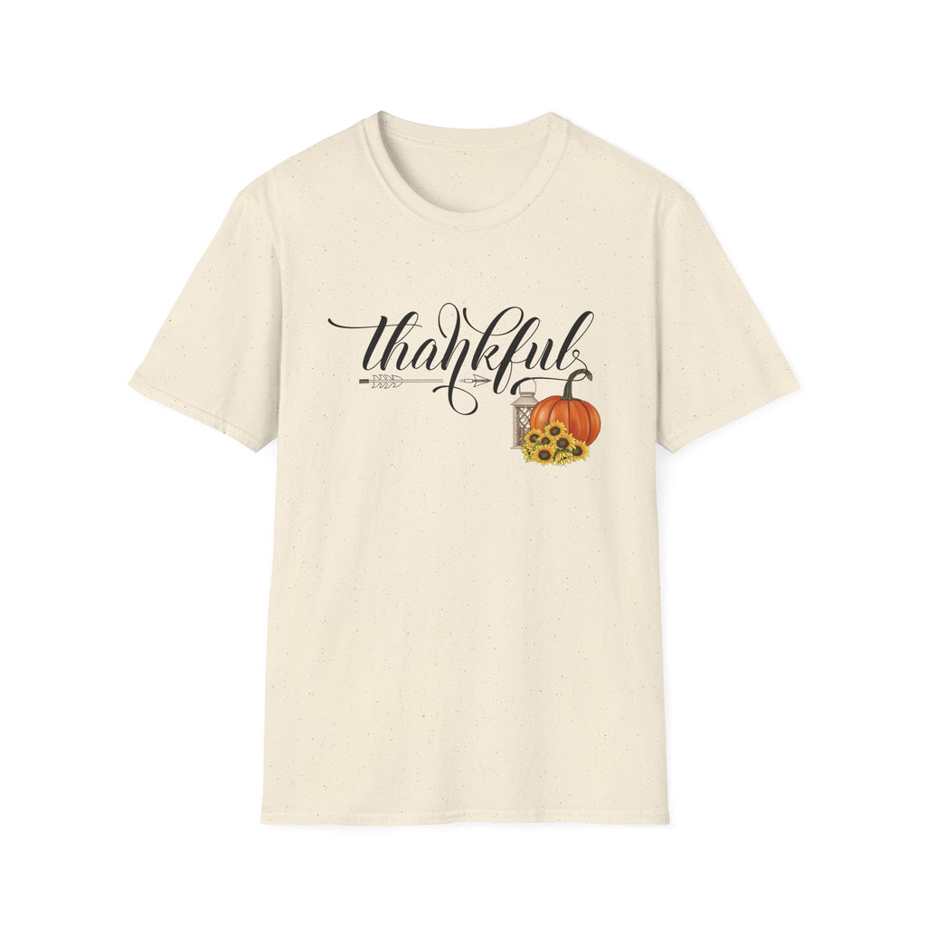 Thankful Pumpkin T-Shirt — Autumn Thanksgiving Tee