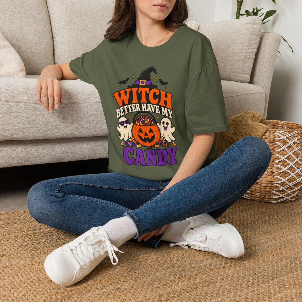 Witch Better Have My Candy Halloween T-Shirt - Funny Sarcastic Graphic Unisex Tee