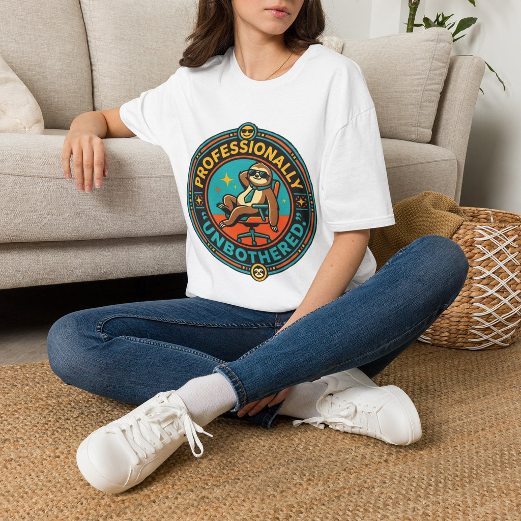 Professionally Unbothered Sloth T-Shirt