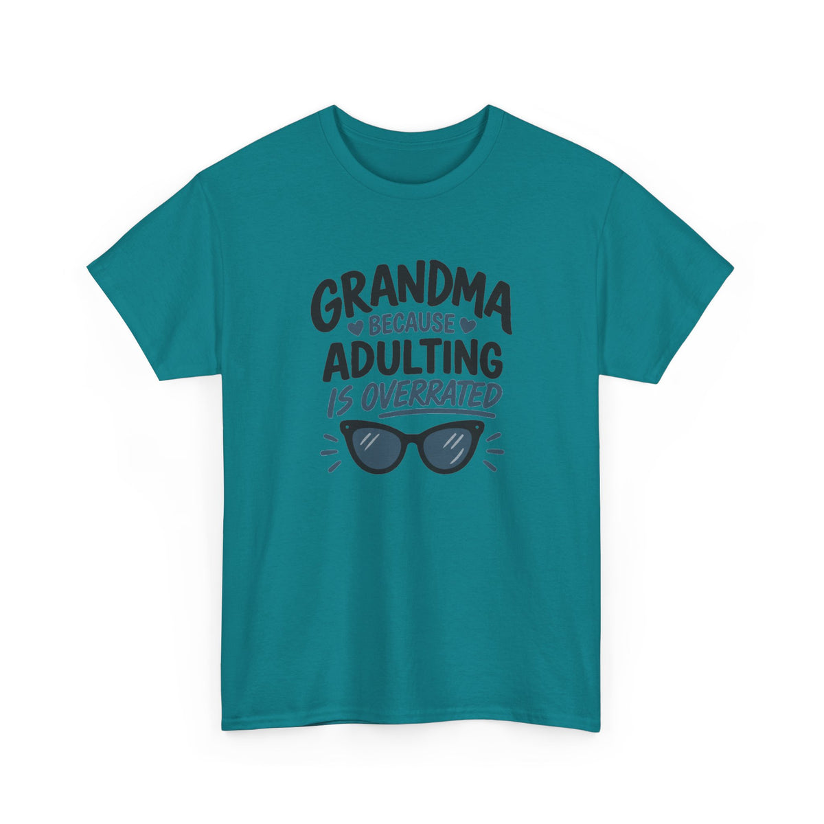 Grandma Adulting Is Overrated Graphic Tee - Funny Sarcastic T-Shirt