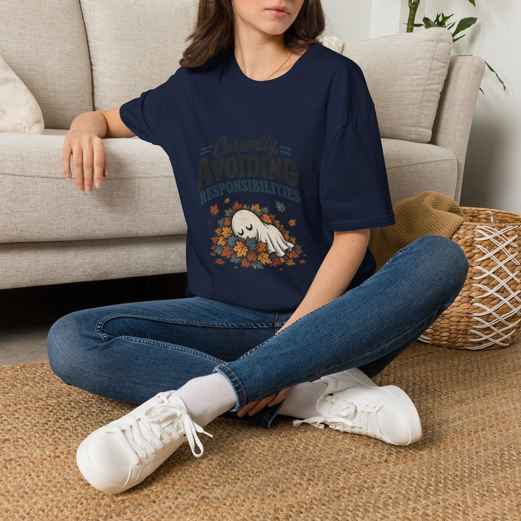 Avoiding Responsibilities Ghost T-Shirt - Funny Sarcastic Unisex Tee