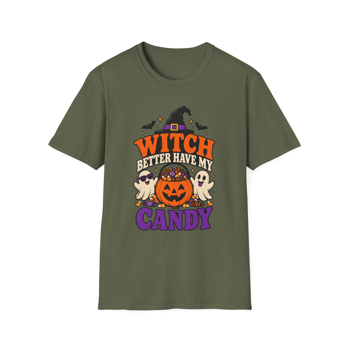 Witch Better Have My Candy Halloween T-Shirt - Funny Sarcastic Graphic Unisex Tee