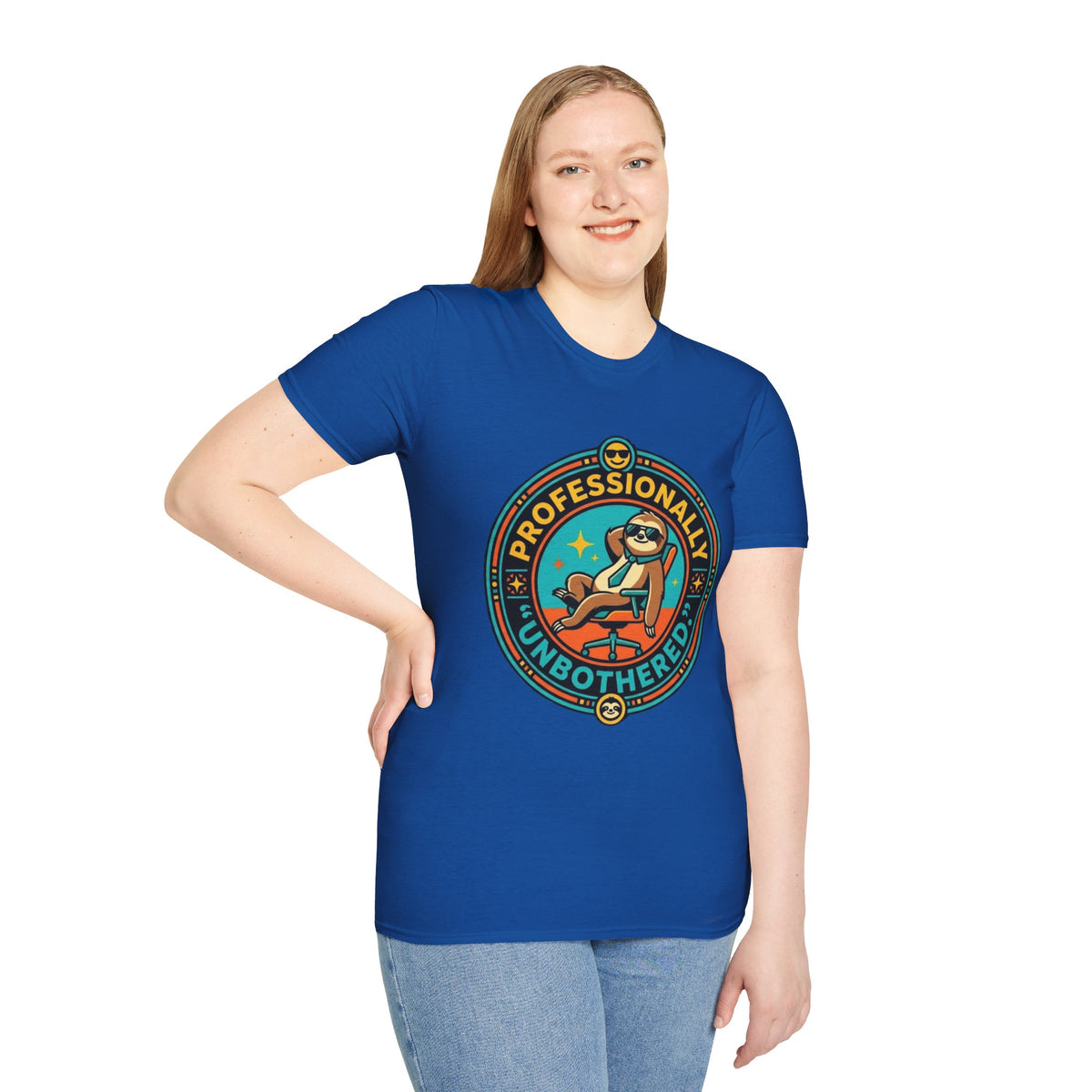 Professionally Unbothered Sloth T-Shirt