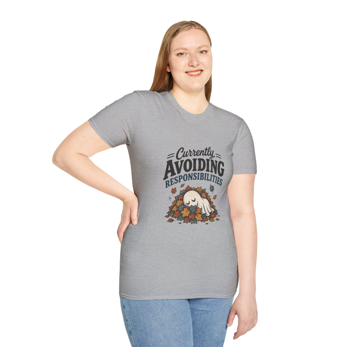 Avoiding Responsibilities Ghost T-Shirt - Funny Sarcastic Unisex Tee