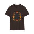 Autumn Leaves Inspirational Typography Graphic Tee - Unisex Soft T-Shirt