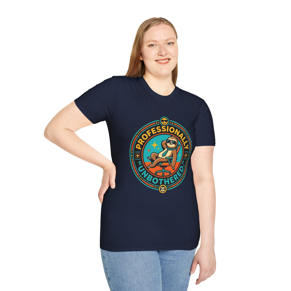Professionally Unbothered Sloth T-Shirt