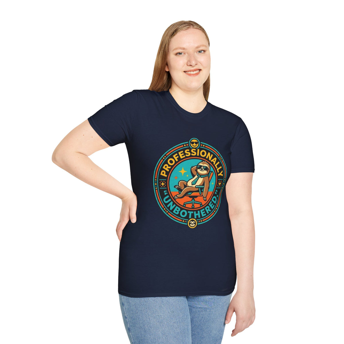 Professionally Unbothered Sloth T-Shirt