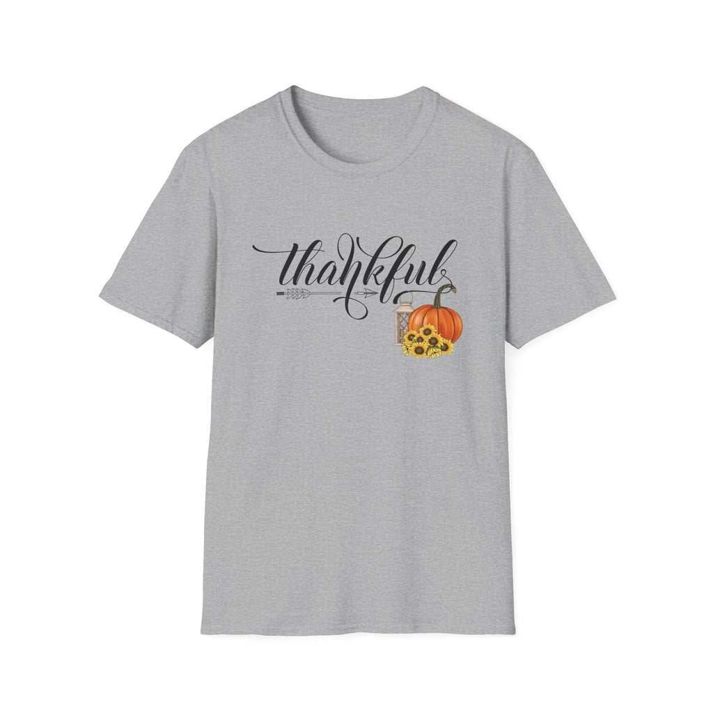Thankful Pumpkin T-Shirt — Autumn Thanksgiving Tee