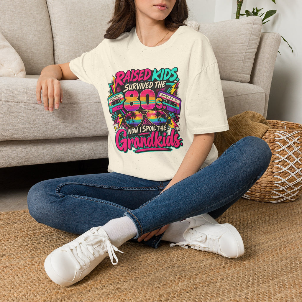 Raised Kids Survived the 80s - Grandkids T-Shirt