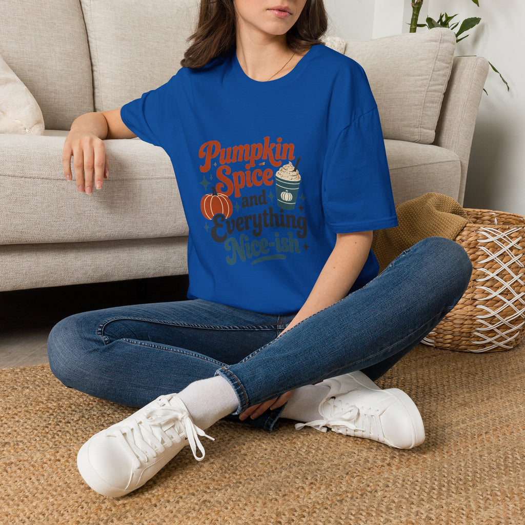 Pumpkin Spice Retro Graphic T-Shirt - Unisex Fall Tee