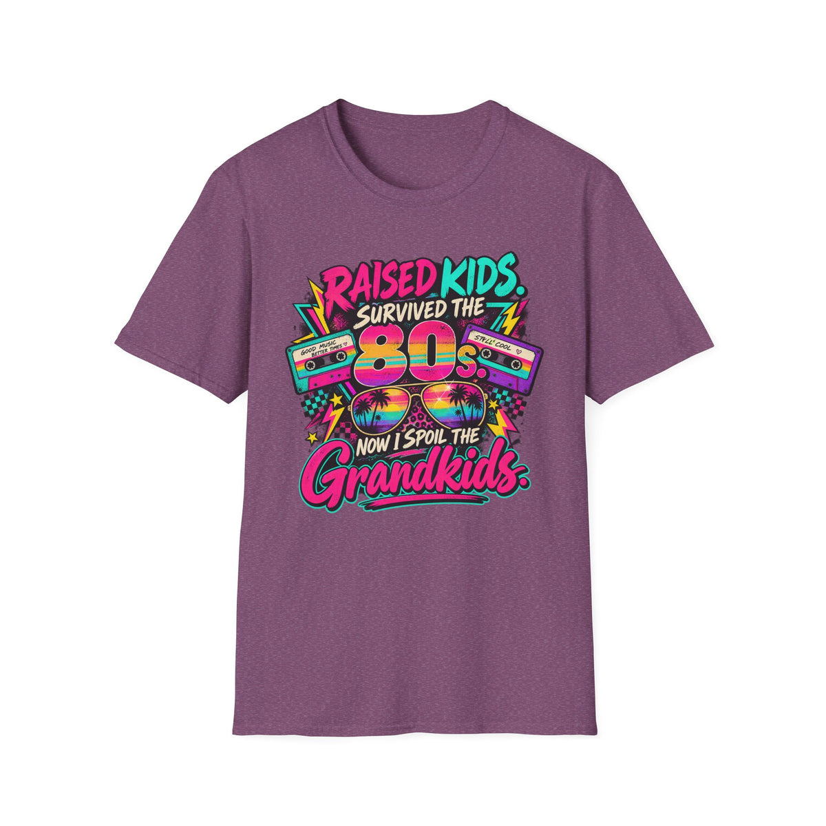 Raised Kids Survived the 80s - Grandkids T-Shirt