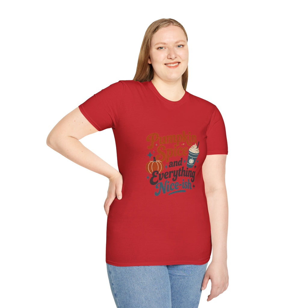 Pumpkin Spice Retro Graphic T-Shirt - Unisex Fall Tee