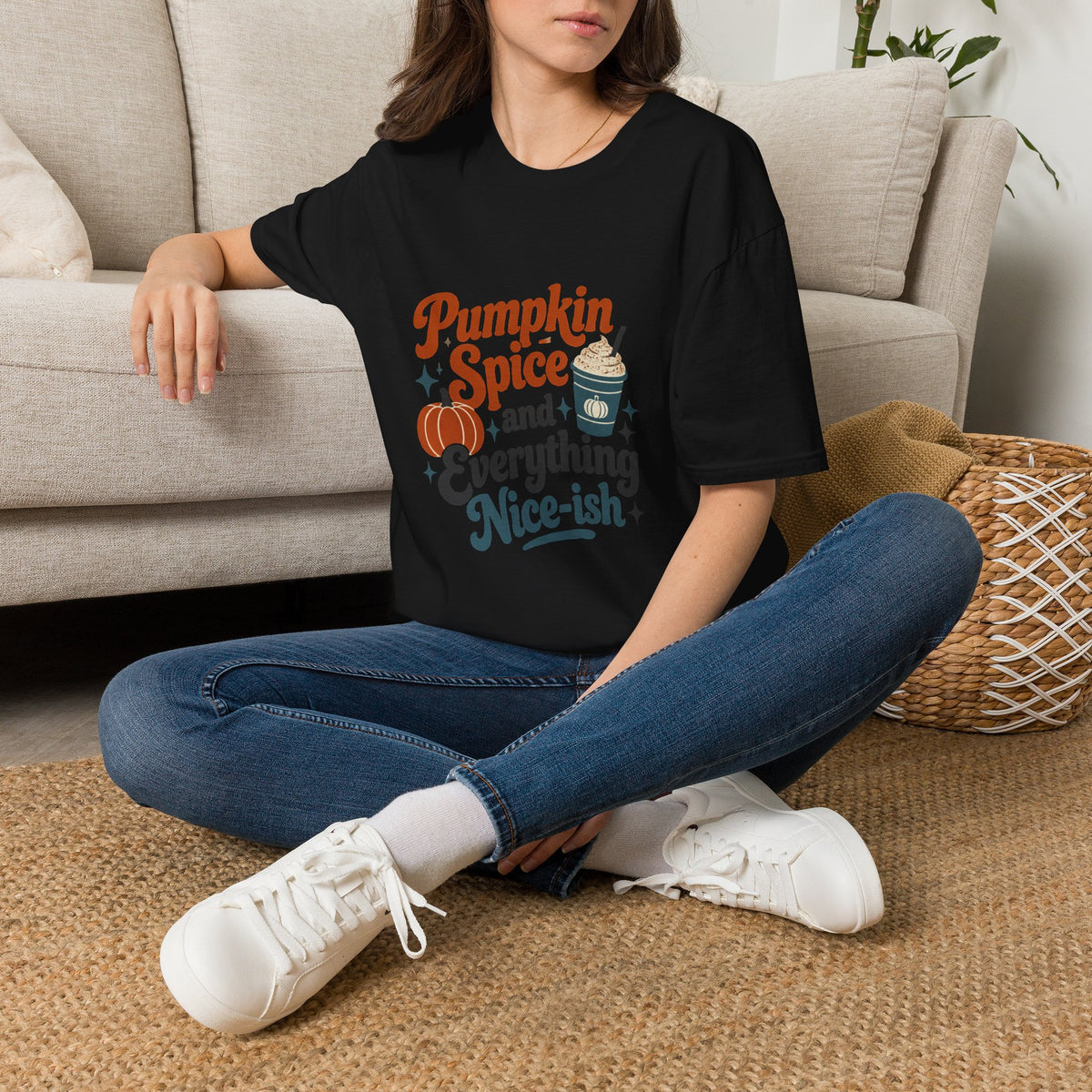 Pumpkin Spice Retro Graphic T-Shirt - Unisex Fall Tee