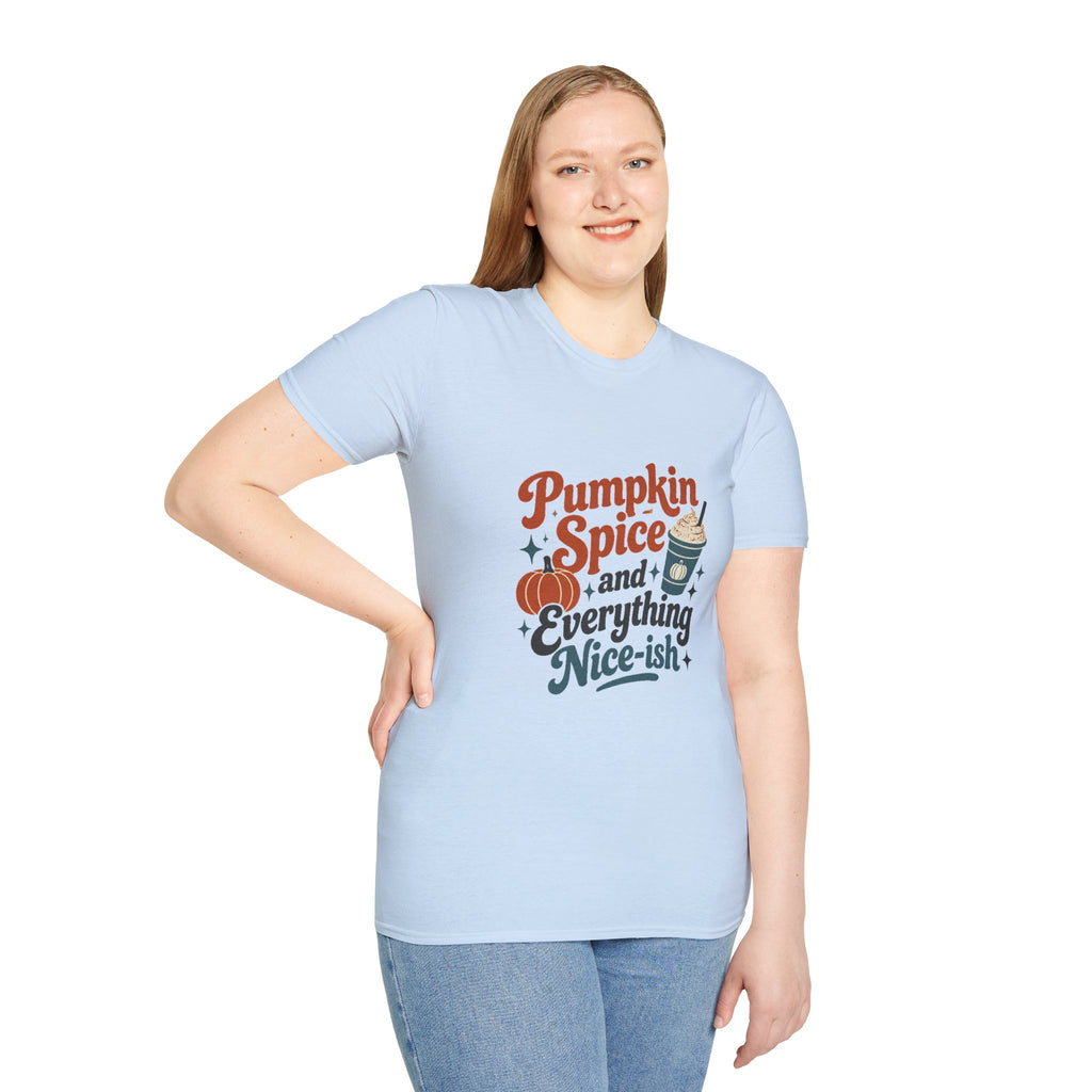 Pumpkin Spice Retro Graphic T-Shirt - Unisex Fall Tee