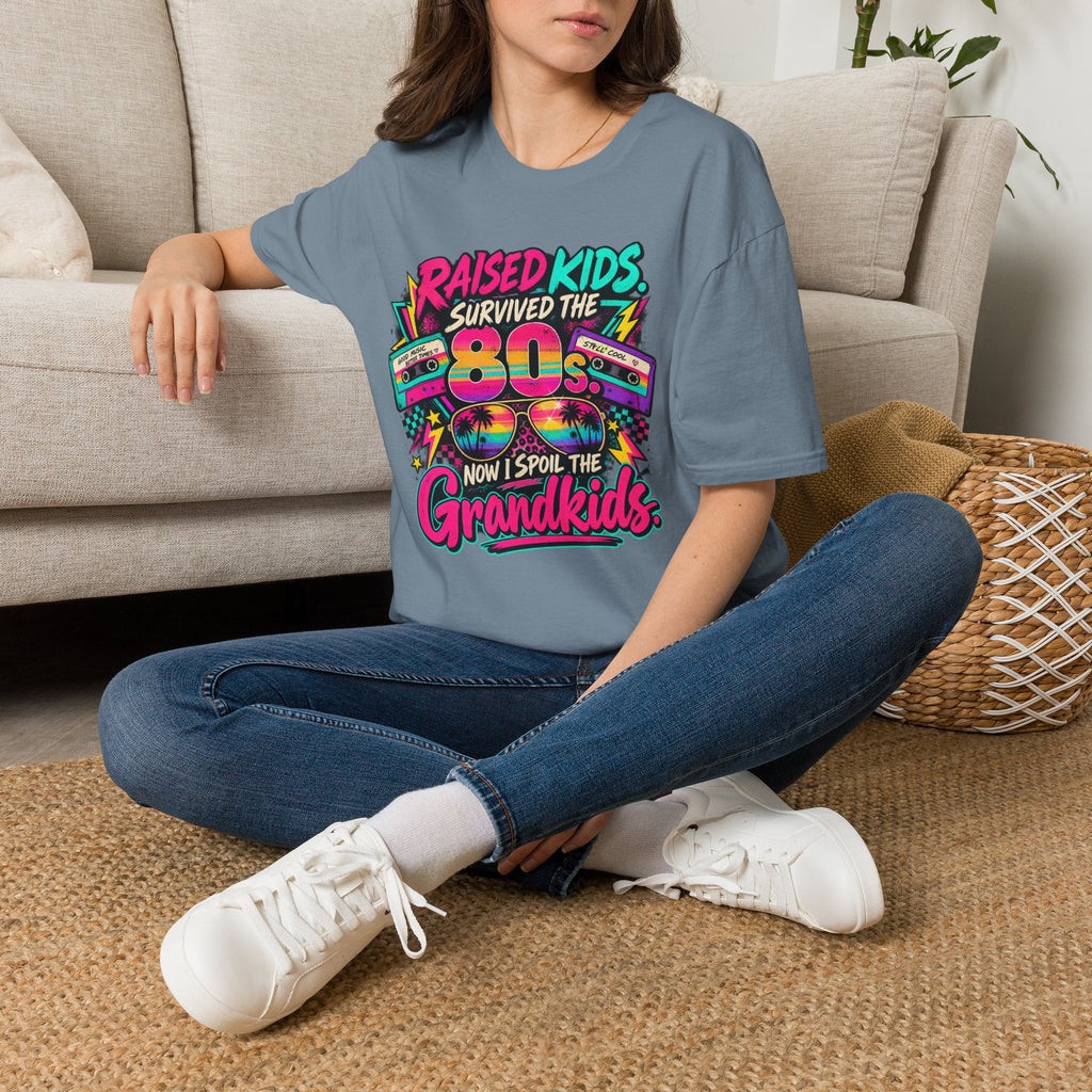 Raised Kids Survived the 80s - Grandkids T-Shirt