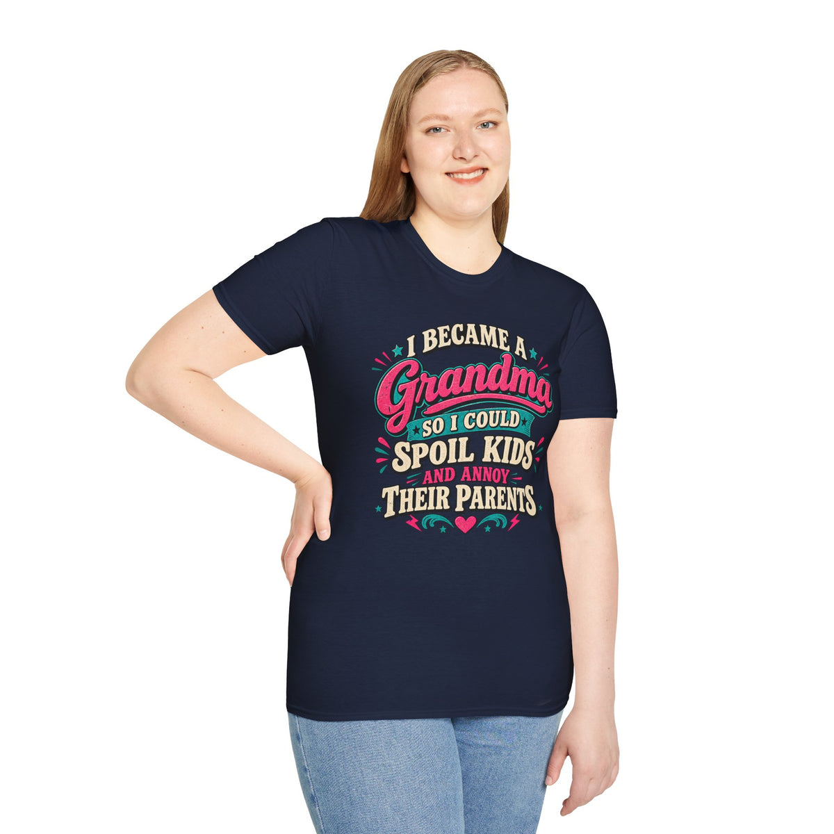 Grandma T-Shirt — "I Became a Grandma So I Could Spoil Kids" Funny Mother's Day Gift