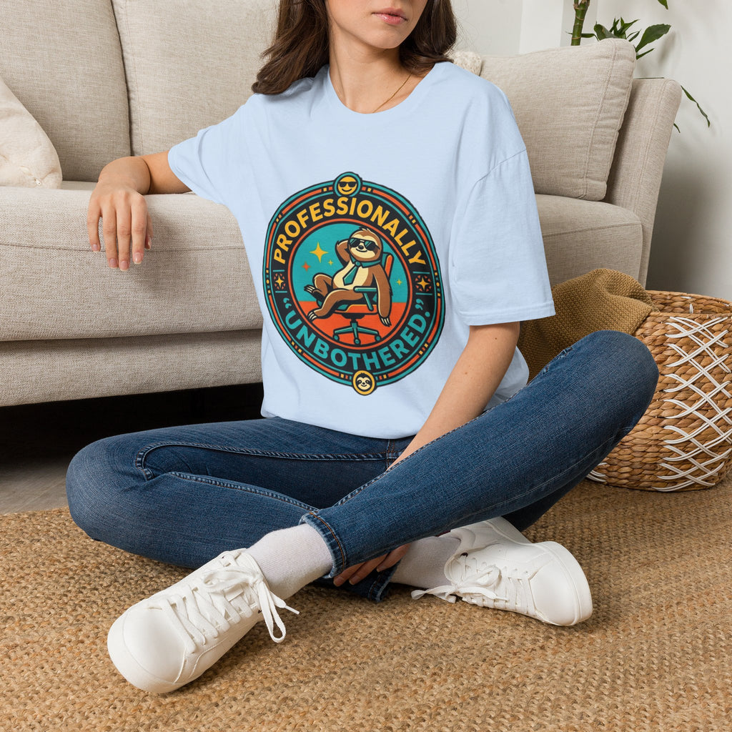 Professionally Unbothered Sloth T-Shirt