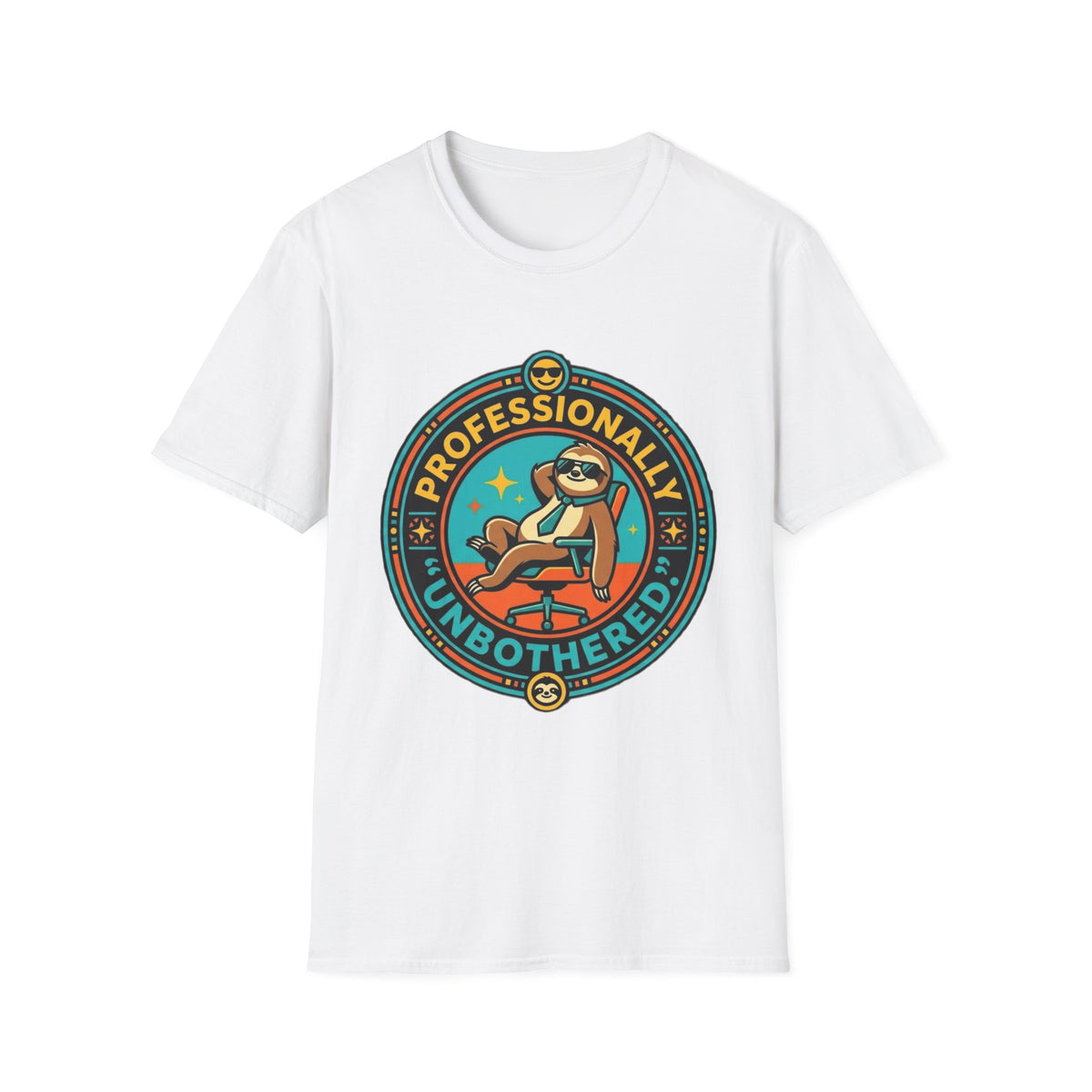 Professionally Unbothered Sloth T-Shirt
