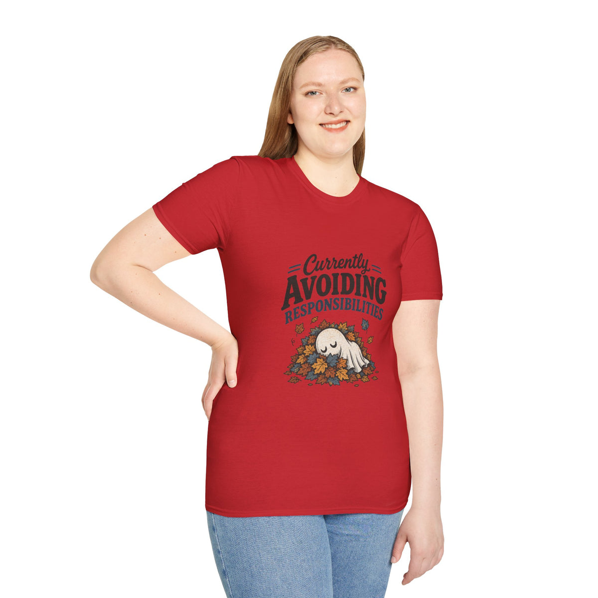Avoiding Responsibilities Ghost T-Shirt - Funny Sarcastic Unisex Tee