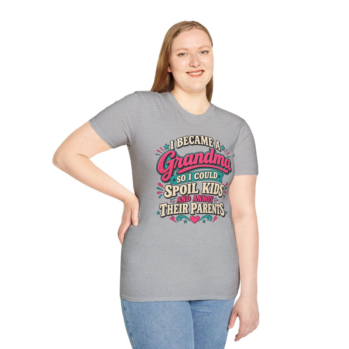Grandma T-Shirt — "I Became a Grandma So I Could Spoil Kids" Funny Mother's Day Gift