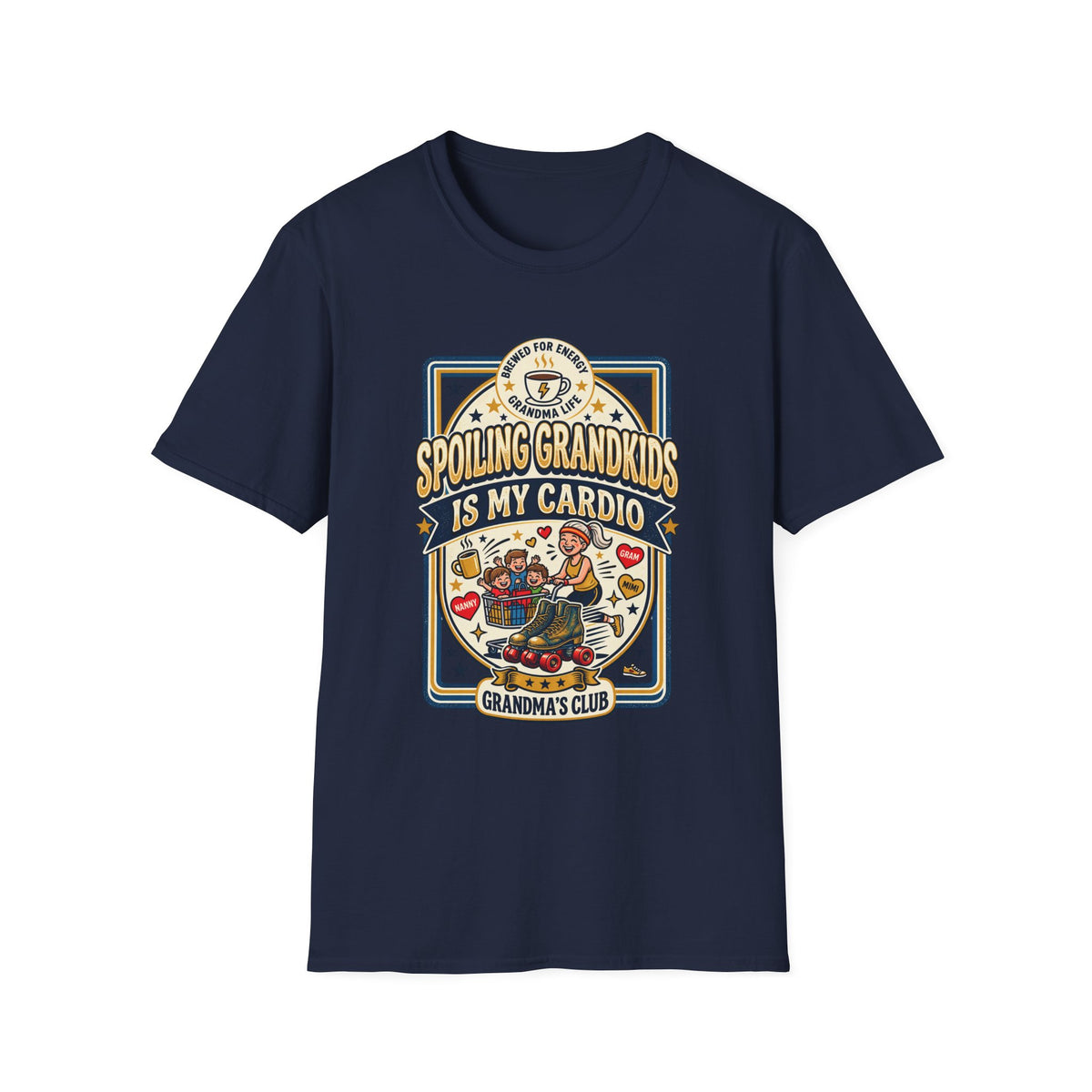 Spoiling Grandkids Is My Cardio T-Shirt — Grandma's Club Funny Gift