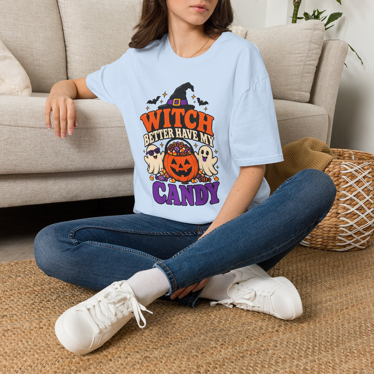 Witch Better Have My Candy Halloween T-Shirt - Funny Sarcastic Graphic Unisex Tee