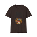 Autumn Pumpkins Motivational Graphic T-Shirt - Fall Unisex Crewneck Tee