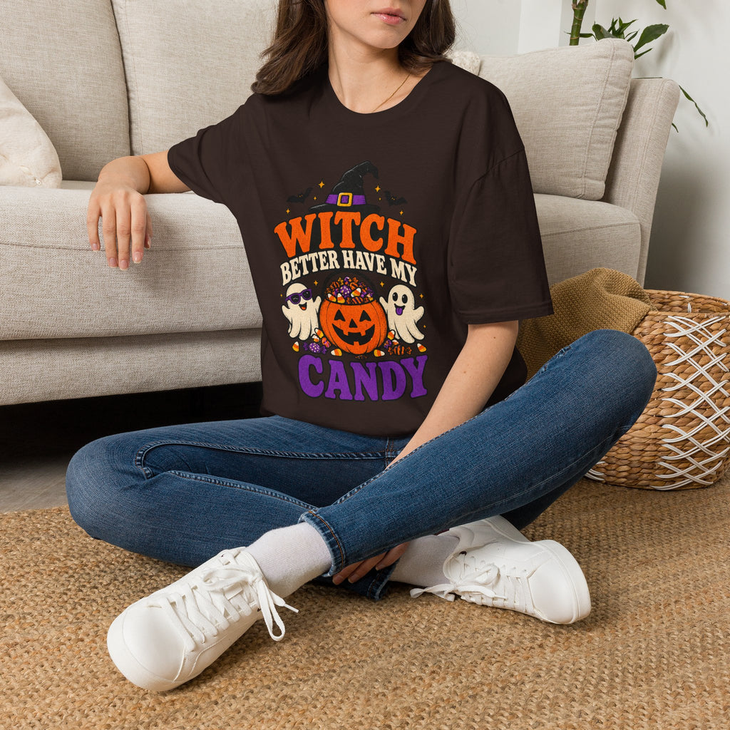 Witch Better Have My Candy Halloween T-Shirt - Funny Sarcastic Graphic Unisex Tee