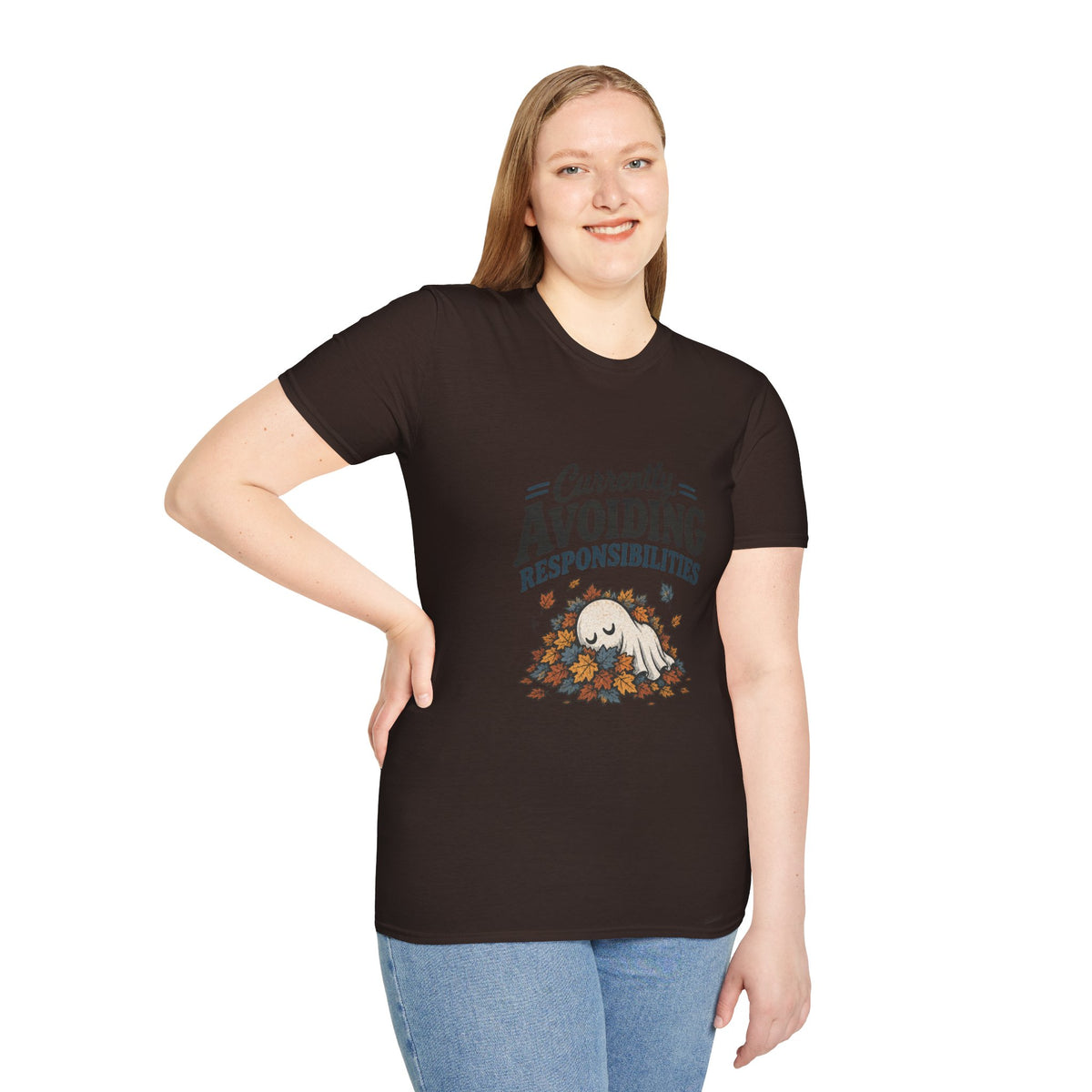 Avoiding Responsibilities Ghost T-Shirt - Funny Sarcastic Unisex Tee