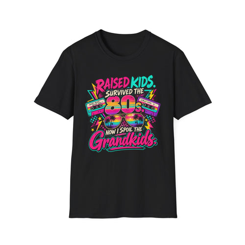Raised Kids Survived the 80s - Grandkids T-Shirt