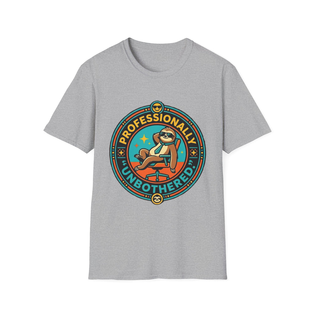 Professionally Unbothered Sloth T-Shirt