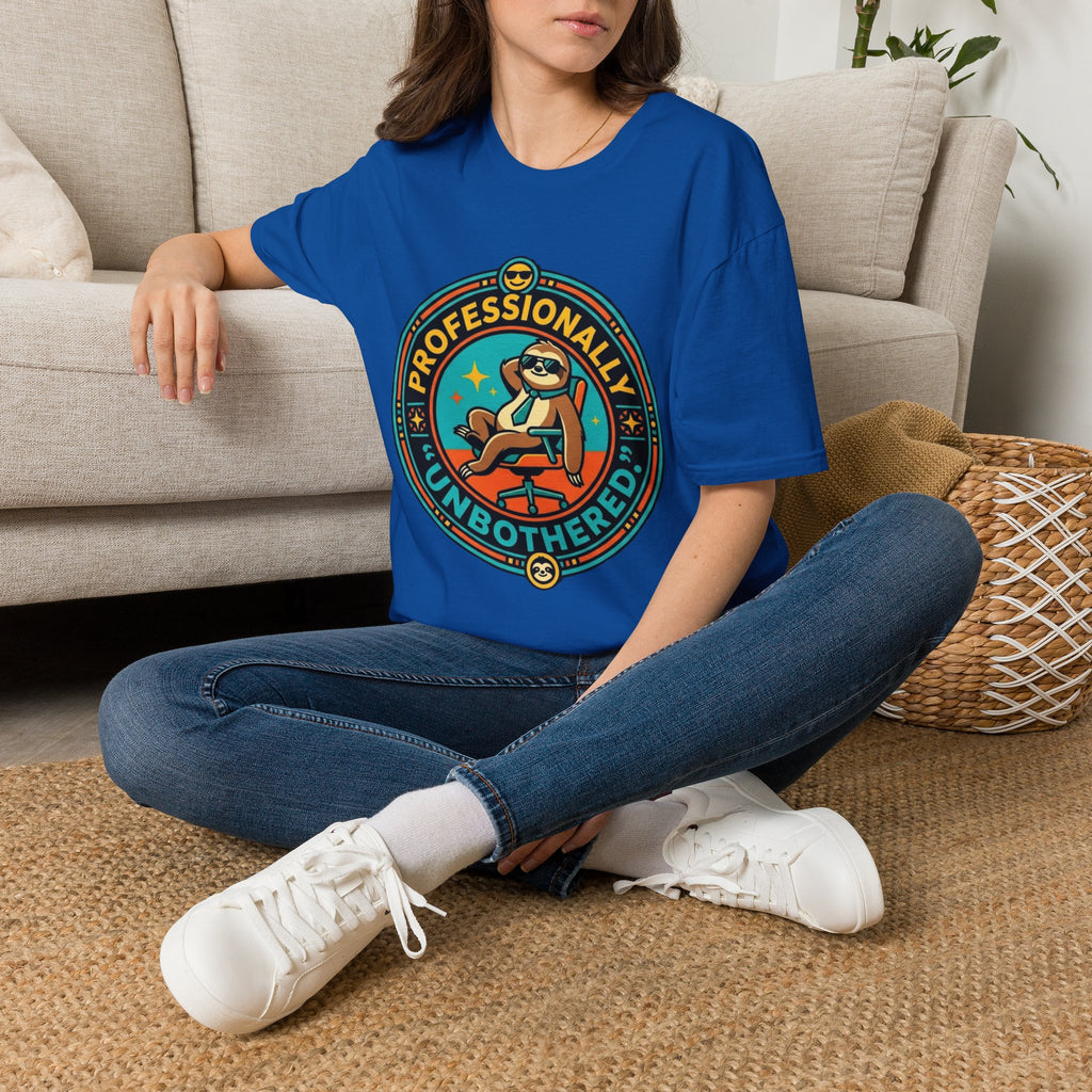 Professionally Unbothered Sloth T-Shirt