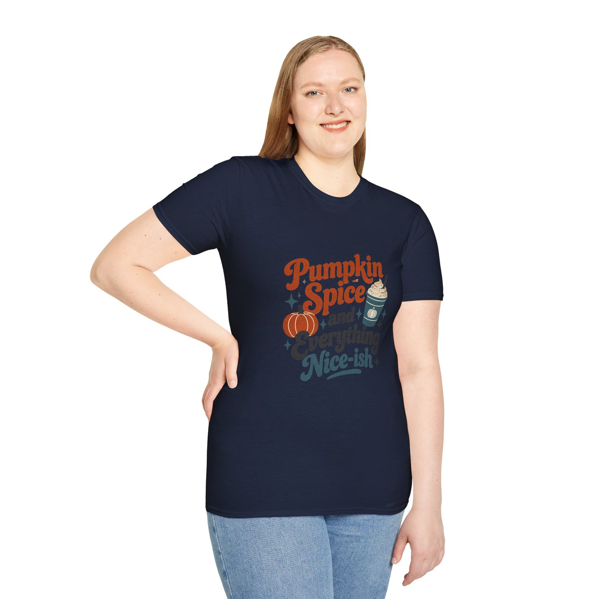 Pumpkin Spice Retro Graphic T-Shirt - Unisex Fall Tee