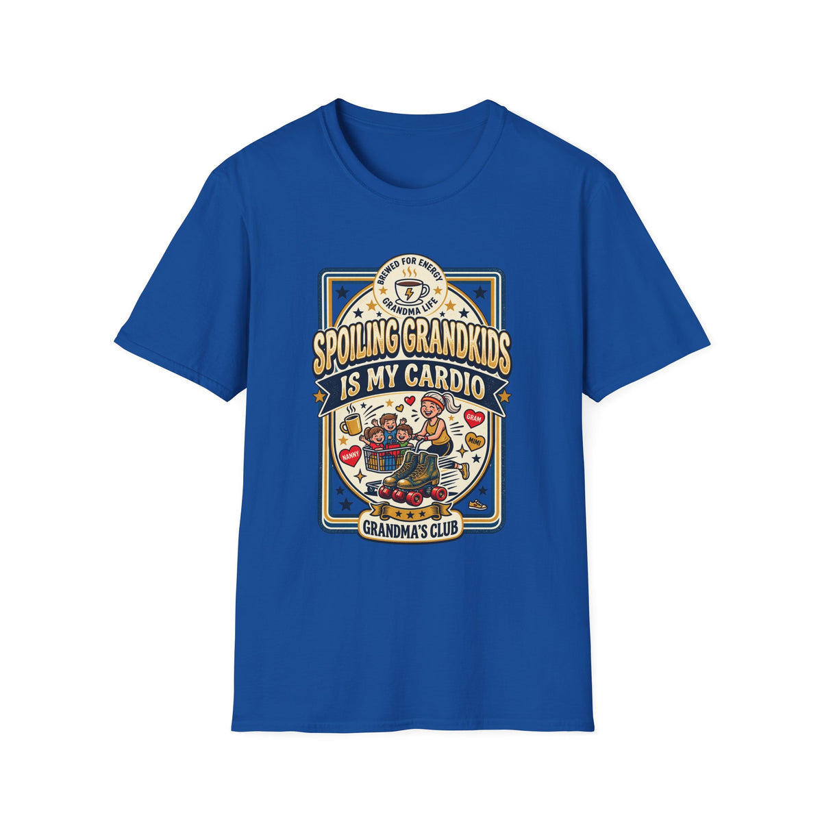 Spoiling Grandkids Is My Cardio T-Shirt — Grandma's Club Funny Gift