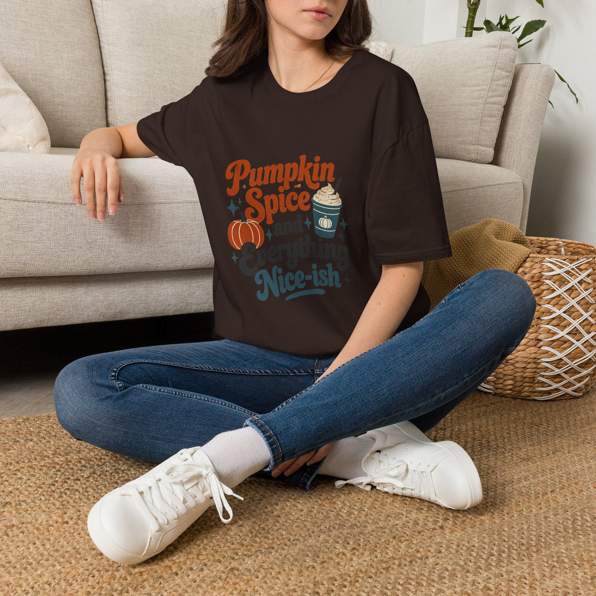 Pumpkin Spice Retro Graphic T-Shirt - Unisex Fall Tee