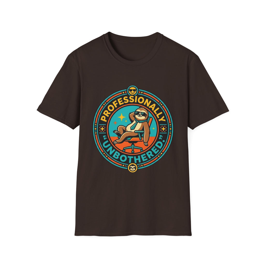 Professionally Unbothered Sloth T-Shirt