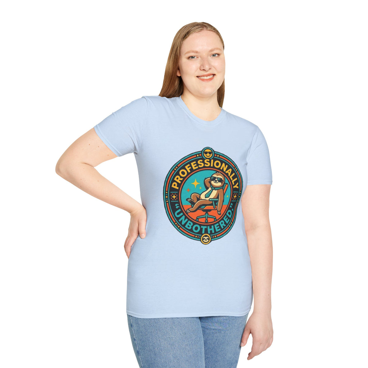 Professionally Unbothered Sloth T-Shirt