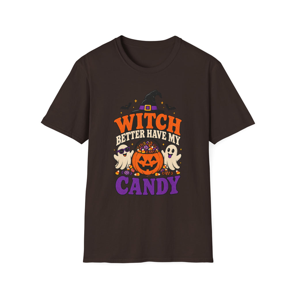 Witch Better Have My Candy Halloween T-Shirt - Funny Sarcastic Graphic Unisex Tee