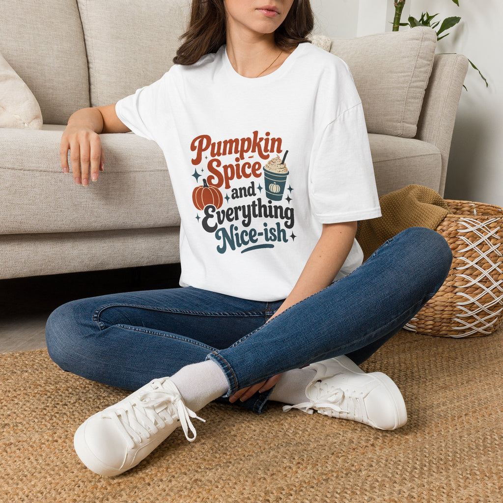 Pumpkin Spice Retro Graphic T-Shirt - Unisex Fall Tee
