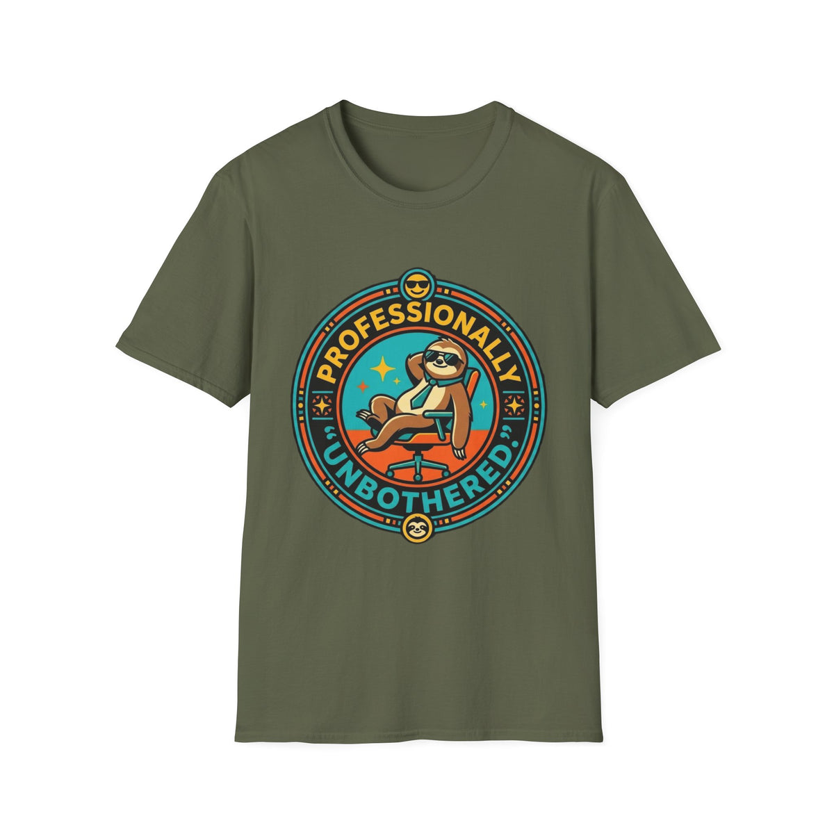 Professionally Unbothered Sloth T-Shirt
