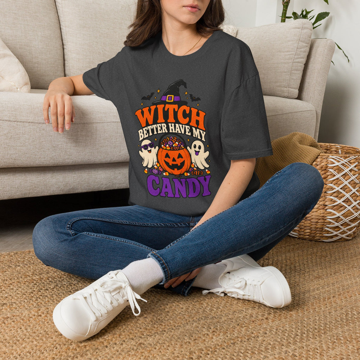 Witch Better Have My Candy Halloween T-Shirt - Funny Sarcastic Graphic Unisex Tee