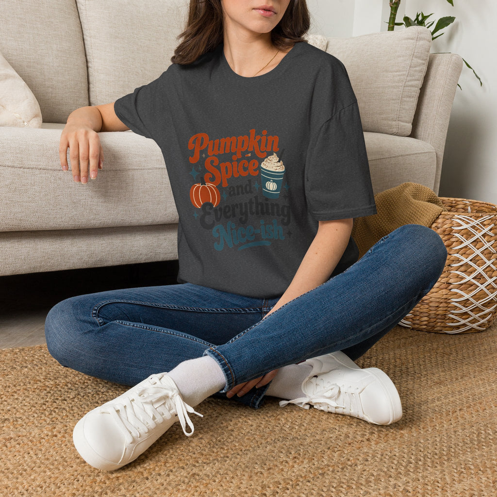 Pumpkin Spice Retro Graphic T-Shirt - Unisex Fall Tee