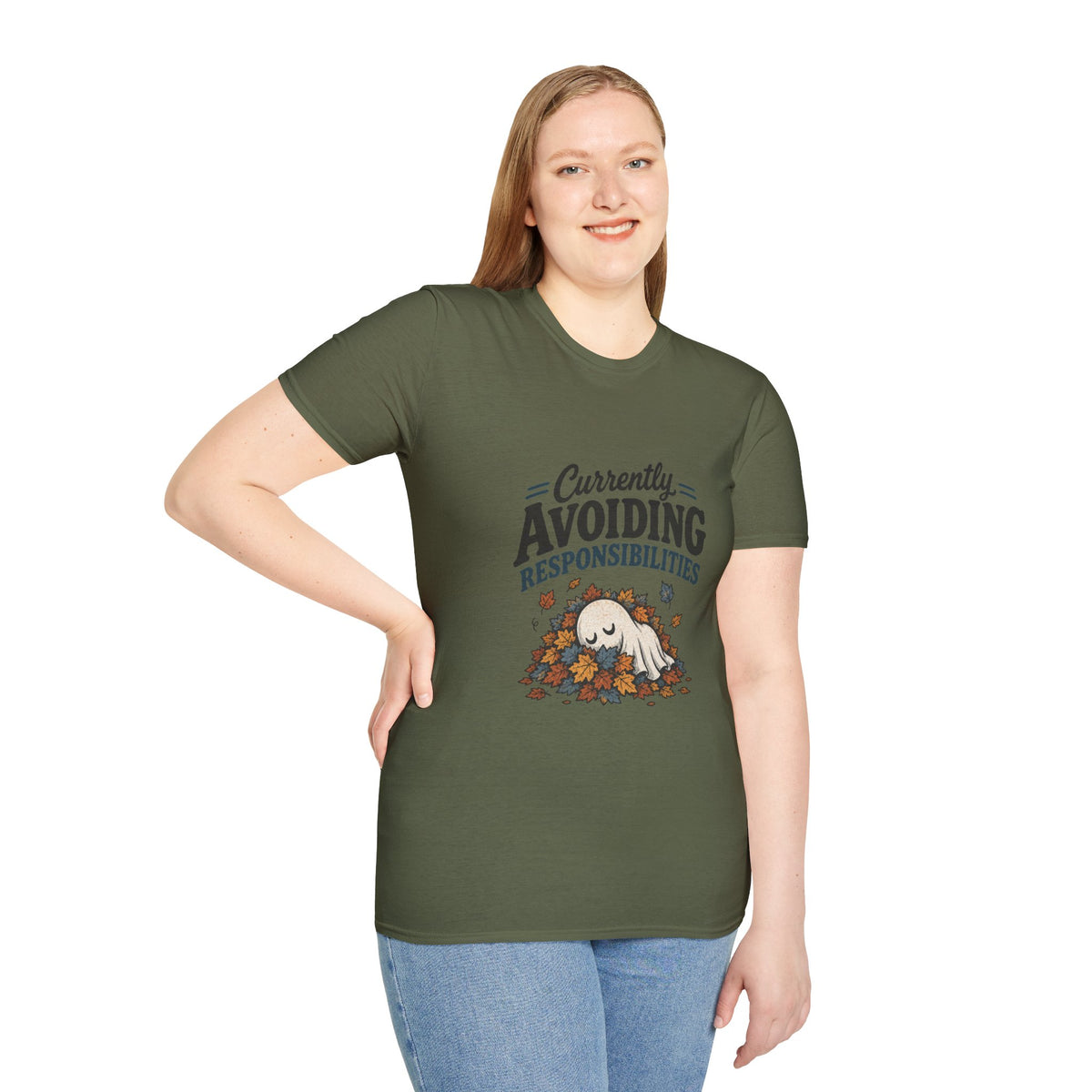 Avoiding Responsibilities Ghost T-Shirt - Funny Sarcastic Unisex Tee