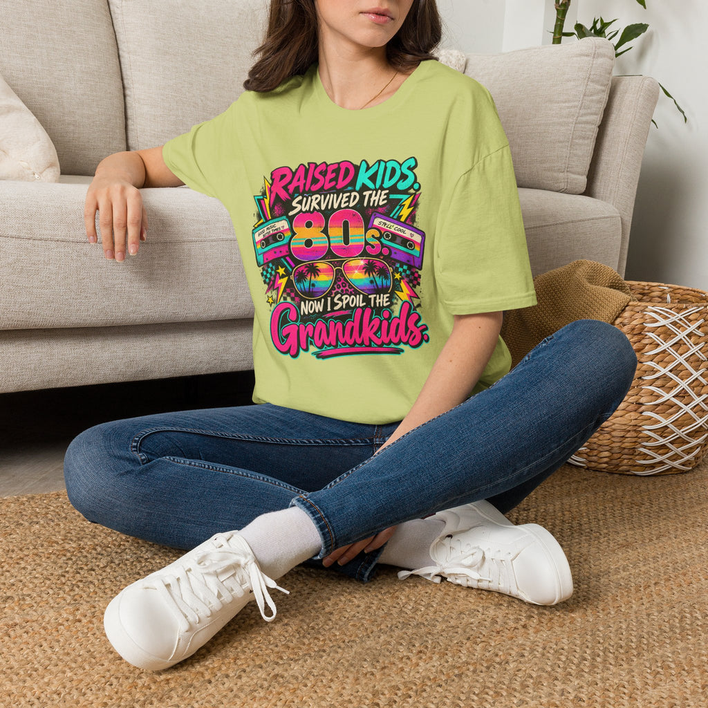 Raised Kids Survived the 80s - Grandkids T-Shirt