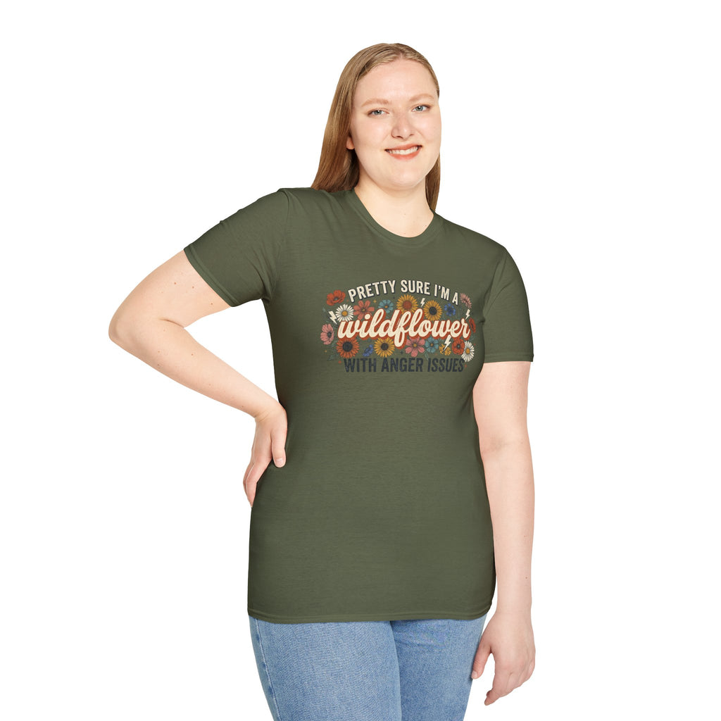Hot Mess Halloween with Anger Issues T-Shirt